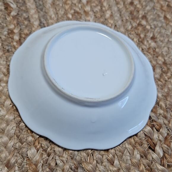 Vintage Peach Hand painted China Saucer dish - Picture 3 of 5